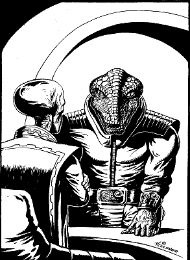 Im Vhaust-System - Hukango und Corr re Venth PR 1996 Zeichner: Alfred Kelsner © Heinrich Bauer Verlag KG, Hamburg