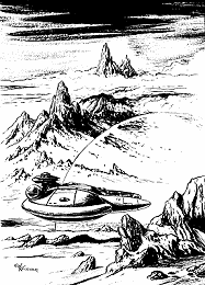 Impressionen - Space-Jet PR 2042 Zeichner: Alfred Kelsner © Heinrich Bauer Verlag KG, Hamburg