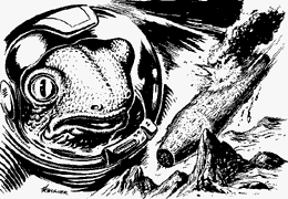 Neben der Stadtanlage Alashan Absturz der ROPICA (Braxen) PR 1925 Zeichner: Alfred Kelsner © Heinrich Bauer Verlag KG, Hamburg