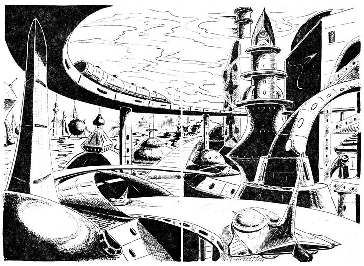 Impressionen Atlan 128 Zeichner: Johnny Bruck © Heinrich Bauer Verlag KG, Hamburg