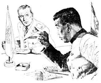 PR 4 Konferenz im Hauptquartier der IIA (Nachauflagen) Zeichner: Johnny Bruck © Heinrich Bauer Verlag KG, Hamburg