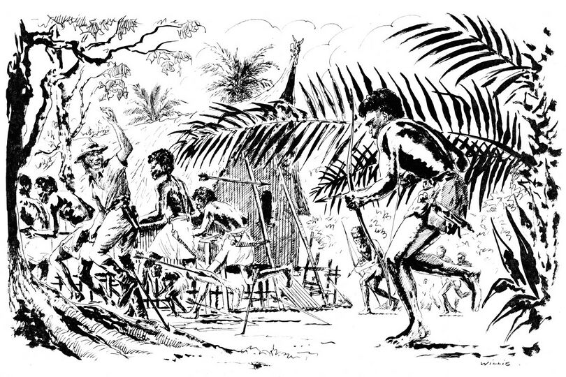 Impressionen Atlan 154 Zeichner: Willis (Johnny Bruck) © Heinrich Bauer Verlag KG, Hamburg