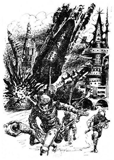 Impressionen Atlan 186 Zeichner: Johnny Bruck © Heinrich Bauer Verlag KG, Hamburg