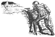 Atlan im Visier von Perry Rhodan PR 50 – Illustration 4 Zeichner: Johnny Bruck © Heinrich Bauer Verlag KG