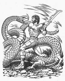 Heft PR 992: Bletz im Bestienkampf Zeichner: Themistokles Kanellakis © Heinrich Bauer Verlag KG, Hamburg