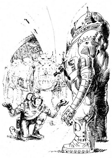 Impressionen Atlan 164 Zeichner: Johnny Bruck © Heinrich Bauer Verlag KG, Hamburg