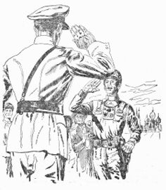 PR 21 Deringhouse erstattet Perry Rhodan in Moskau Rapport Zeichner: Johnny Bruck © Heinrich Bauer Verlag KG, Hamburg