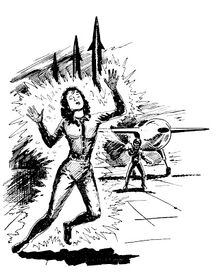 Ishy Matsu wird zum Schein von John Marshall erschossen PR 13 – Illustration 4 Zeichner: Johnny Bruck © Heinrich Bauer Verlag KG