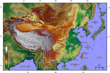 China (topografisch)