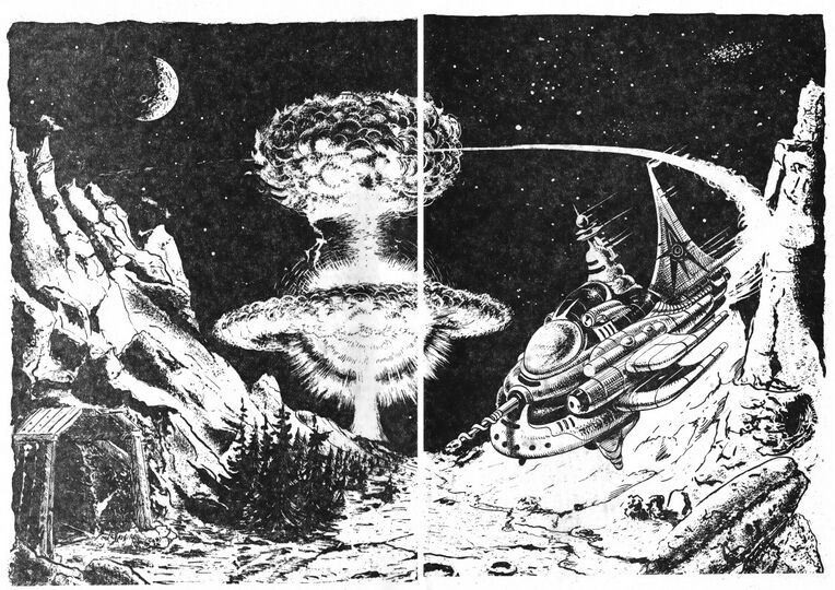 Impressionen Atlan 119 Zeichner: Johnny Bruck © Heinrich Bauer Verlag KG, Hamburg