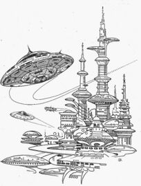 Heft PR 963: Terrania City Zeichner: Themistokles Kanellakis © Heinrich Bauer Verlag KG, Hamburg