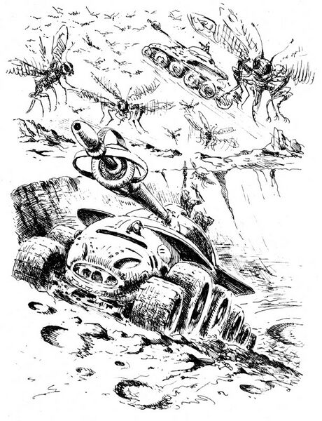 Impressionen Atlan 205 Zeichner: Johnny Bruck © Heinrich Bauer Verlag KG, Hamburg