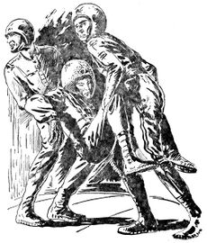 PR 8 Tako Kakuta wird von Wächtern gefangen genommen Zeichner: Johnny Bruck © Heinrich Bauer Verlag KG, Hamburg