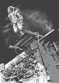 Sprungbrett in die Unendlichkeit (Vandur) PR 2530 Zeichner: Dirk Schulz/Horst Gotta © Heinrich Bauer Verlag KG, Hamburg