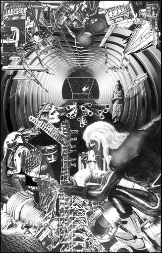 bei den Tempelschätzen der Weyngolen Atlan 729 Zeichner: Robert Straumann © Heinrich Bauer Verlag KG, Hamburg