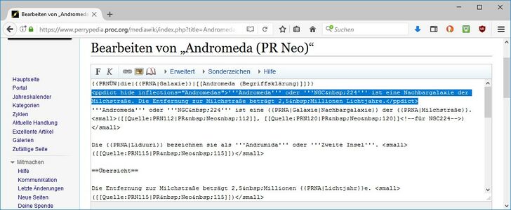 Perrypedia:Wörterbuch – Perrypedia