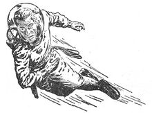 Diese Illustration war im Nachspann des Romans platziert. Sie wurde bereits in PR 3 veröffentlicht. PR 7 – Illustration 6 Zeichner: Johnny Bruck © Heinrich Bauer Verlag KG