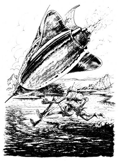 Impressionen Atlan 195 Zeichner: Johnny Bruck © Heinrich Bauer Verlag KG, Hamburg