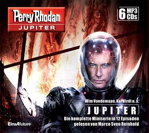Hörbücher Jupiter Sammelbox (6 MP3-CDs) Zeichner: Arndt Drechsler © Eins A Medien GmbH, Köln