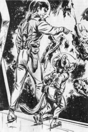 Friedhof der Raumschiffe (Enterkommando mit Gucky) PR 2258 Zeichner: Swen Papenbrock © Heinrich Bauer Verlag KG, Hamburg