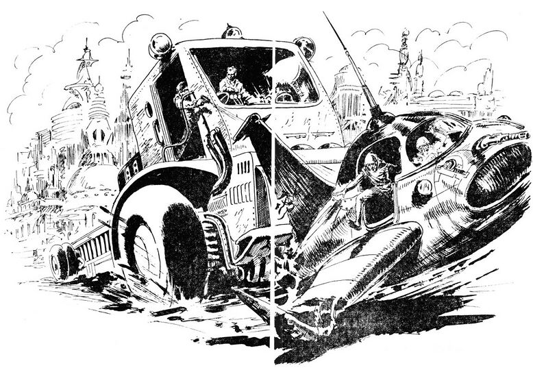 Impressionen Atlan 117 Zeichner: Johnny Bruck © Heinrich Bauer Verlag KG, Hamburg