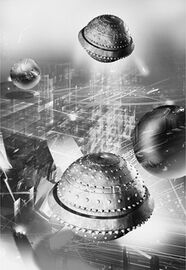 PR 2907 Raumer über Terrania Zeichner: Swen Papenbrock © Heinrich Bauer Verlag KG, Hamburg