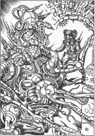 Heft PR 998: Gucky hinter einem Posbi Zeichner: Themistokles Kanellakis © Heinrich Bauer Verlag KG, Hamburg