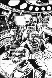 KELTAMMER - Roxo Quatron (und Kiv, Vett Burmer, Itchi Cultega) PR 2102 Zeichner: Michael Wittmann © Heinrich Bauer Verlag KG, Hamburg