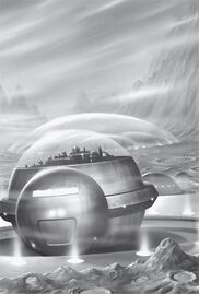 Landung auf Ares (die NEW GOOD HOPE) PR 2510 Zeichner: Swen Papenbrock © Heinrich Bauer Verlag KG, Hamburg