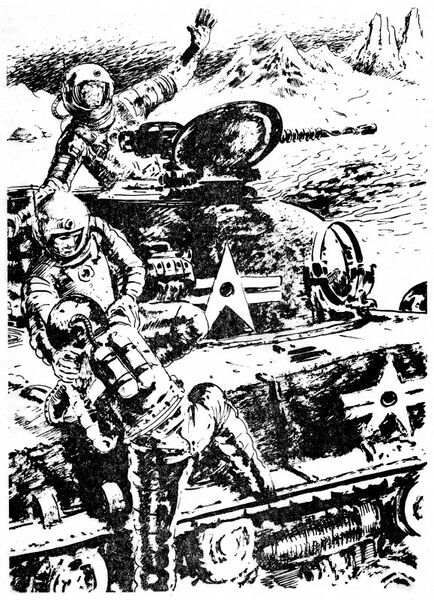 Impressionen Atlan 223 Zeichner: Johnny Bruck © Heinrich Bauer Verlag KG, Hamburg