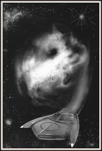 Beiboot der KOKAHU Atlan 734 Zeichner: Robert Straumann © Heinrich Bauer Verlag KG, Hamburg