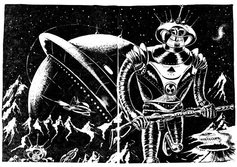 Impressionen Atlan 148 Zeichner: Johnny Bruck © Heinrich Bauer Verlag KG, Hamburg