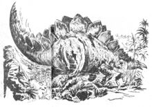 Ein Treffen mit einem weiteren Saurier der Venus PR 22 – Illustration 5 Zeichner: Johnny Bruck © Heinrich Bauer Verlag KG