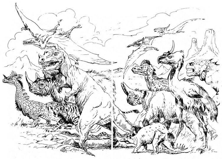 Impressionen Atlan 108 Zeichner: Johnny Bruck © Heinrich Bauer Verlag KG, Hamburg