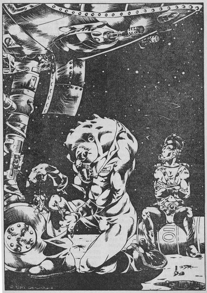 Impressionen Atlan 533 Zeichner: Dirk Geiling © Heinrich Bauer Verlag KG, Hamburg