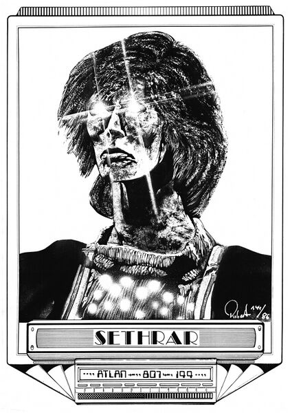 Sethrar Atlan 807 Zeichner: Robert Straumann © Heinrich Bauer Verlag KG, Hamburg