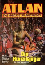Heft Atlan 753 Zeichner: H.-G. Hauptmann © Heinrich Bauer Verlag KG, Hamburg