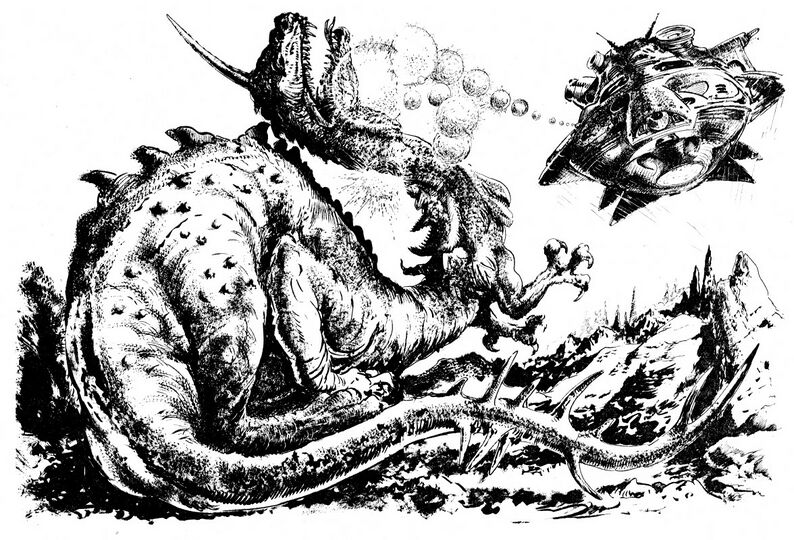 Impressionen Atlan 194 Zeichner: Johnny Bruck © Heinrich Bauer Verlag KG, Hamburg