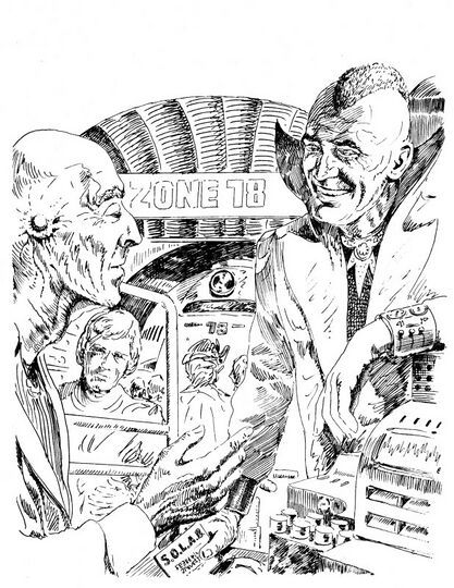 Impressionen Atlan 131 Zeichner: Johnny Bruck © Heinrich Bauer Verlag KG, Hamburg