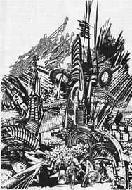 Unterwegs in Ultramarin-Stadt (Alaska Saedelaere) PR 2559 Zeichner: Michael Wittmann © Heinrich Bauer Verlag KG, Hamburg