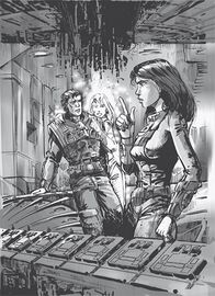 Rhodan: zwischen den Frauen (die Psi-Folie Thora, sowie Mondra) PR 2550 Zeichner: Dirk Schulz/Horst Gotta © Heinrich Bauer Verlag KG, Hamburg