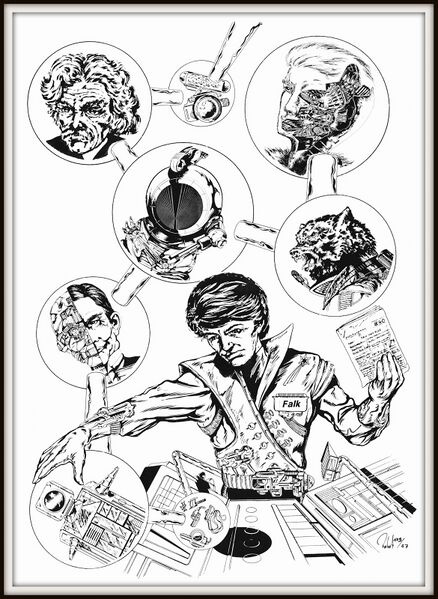 Hommage an Falk Ingo Klee Atlan 840 Zeichner: Robert Straumann © Heinrich Bauer Verlag KG, Hamburg