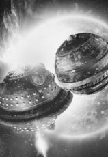 Die RAS TSCHUBAI wird vom Raumvater der On-Piraten angegriffen © Heinrich Bauer Verlag KG