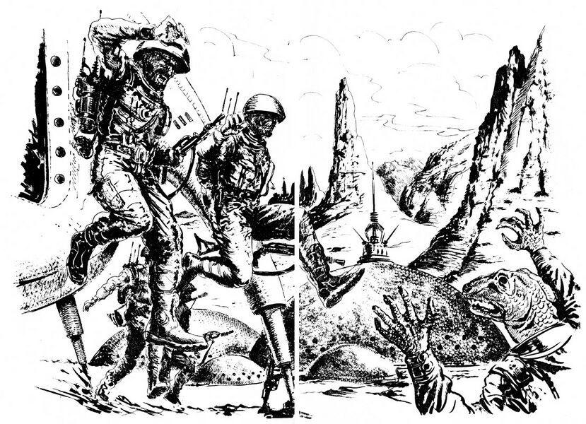 Impressionen Atlan 200 Zeichner: Johnny Bruck © Heinrich Bauer Verlag KG, Hamburg