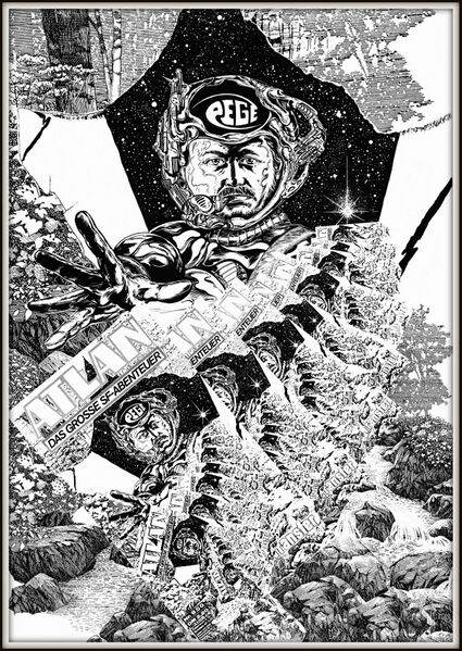 Hommage an Peter Griese Atlan 850 Zeichner: Robert Straumann © Heinrich Bauer Verlag KG, Hamburg