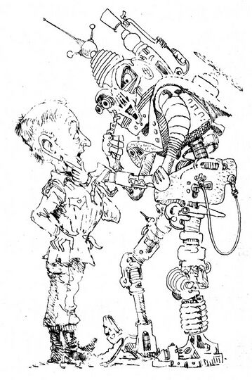 Lebo Axton und sein Roboter Gentleman Kelly Atlan 176 Zeichner: Johnny Bruck © Heinrich Bauer Verlag KG, Hamburg