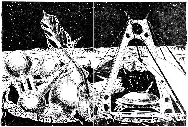 Impressionen Atlan 124 Zeichner: Johnny Bruck © Heinrich Bauer Verlag KG, Hamburg