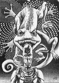 Philip/VATROX-DAAG spricht (mit Vatrox) PR 2570 Zeichner: Michael Wittmann © Heinrich Bauer Verlag KG, Hamburg