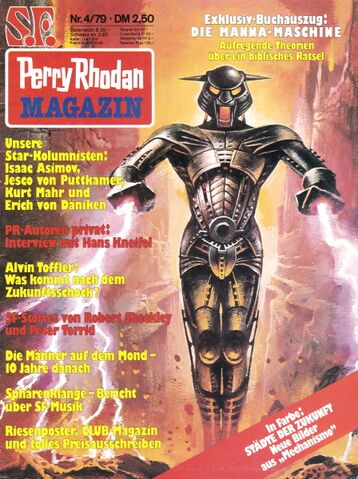 Band 8: Perry Rhodan Magazin 4/79 Zeichner: Bruce Pennington © Heinrich Bauer Verlag KG, Hamburg
