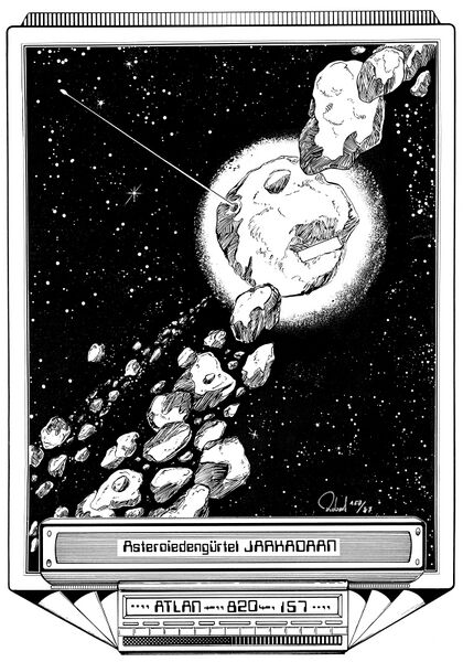 Im Astroidengürtel von Jarkadaan Atlan 820 Zeichner: Robert Straumann © Heinrich Bauer Verlag KG, Hamburg